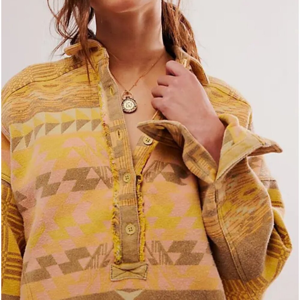 NWOT Free People We The Free Arizona Sky Boho Pullover - Picture 3 of 6